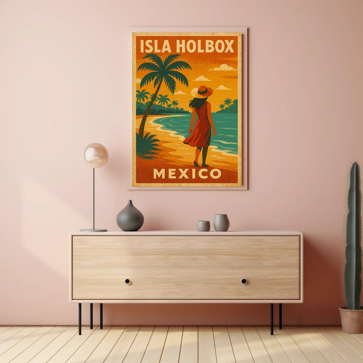 Isla Holbox Travel Poster