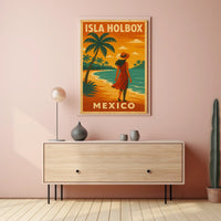 Isla Holbox Travel Poster