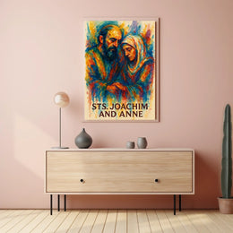 Saints Joachim And Anne Poster