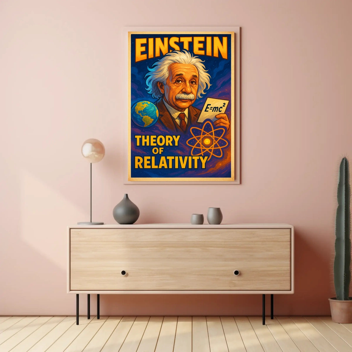 Einstein Theory Of Relativity Poster