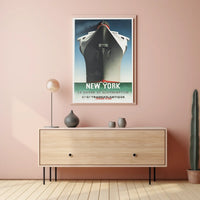 Transatlantic Ocean Liner Poster Vintage Travel Wall Art