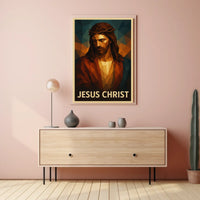 Jesus Christ Artistic Representation Poster