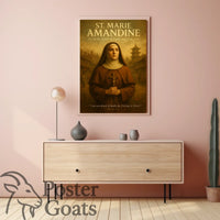 Inspirational Nun Vintage Art Cultural or Heritage Poster