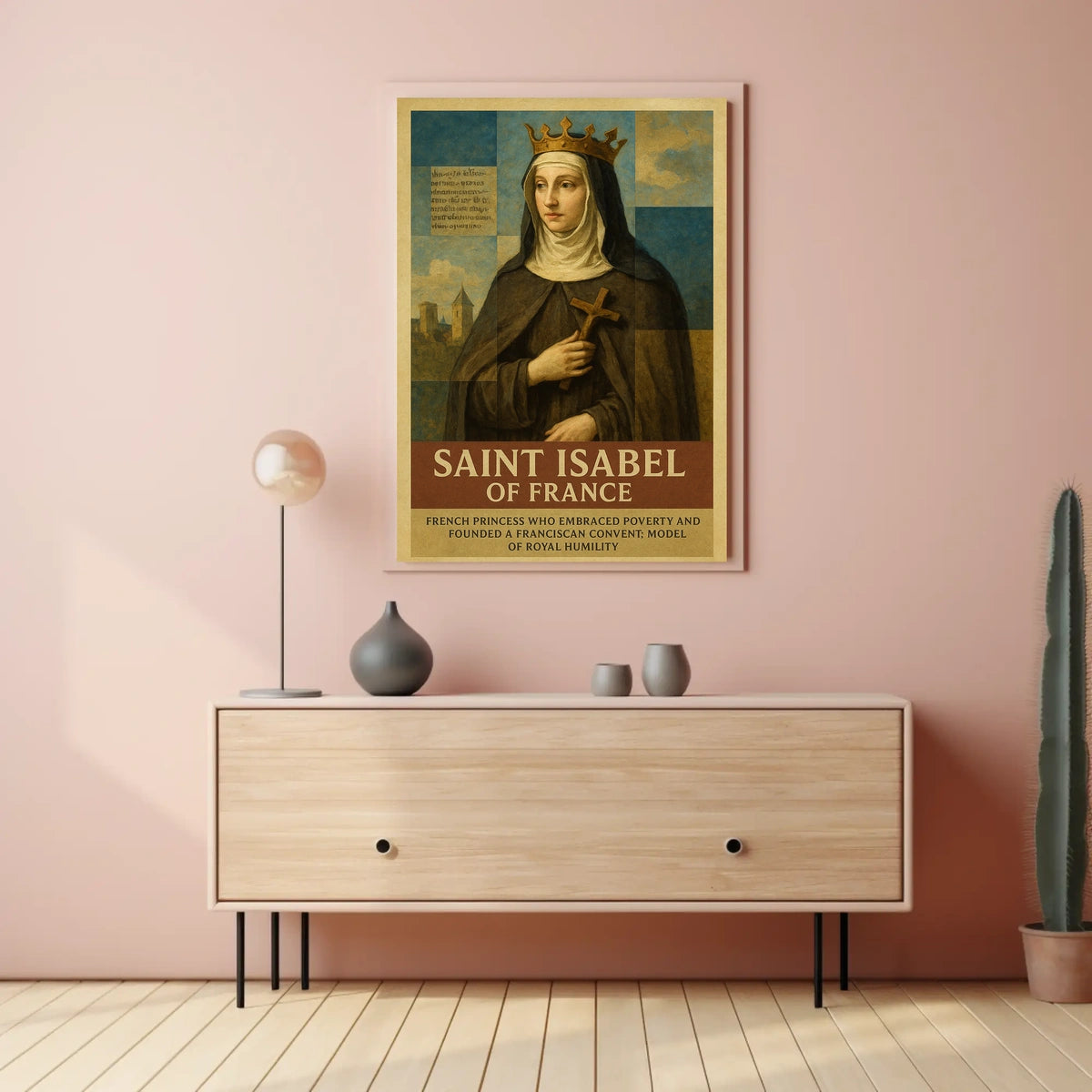 Saint Isabel Of France Poster