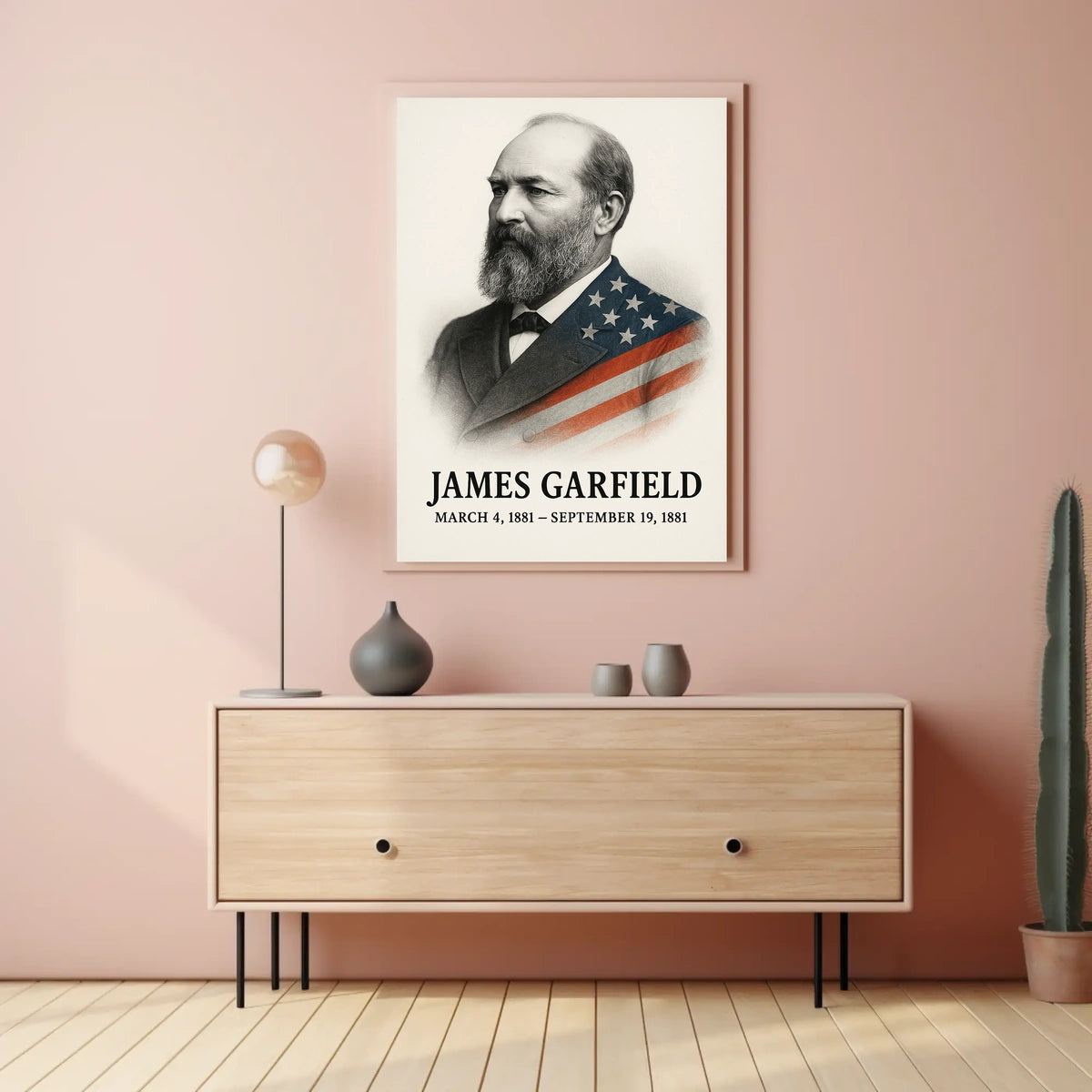 James A. Garfield 20th President of the United States Reflections Poster