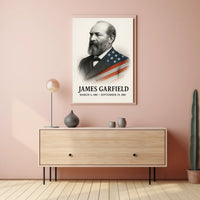 James A. Garfield 20th President of the United States Reflections Poster