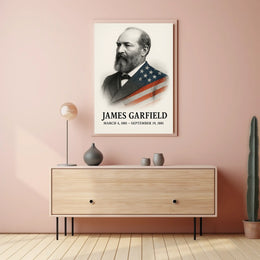 James A. Garfield 20th President of the United States Reflections Poster