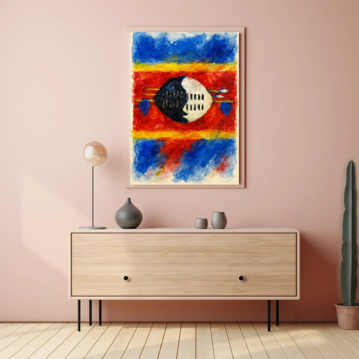 Vibrant Abstract Composition Abstract Poster