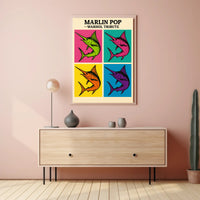 Marlin Pop – Warhol Tribute Poster PosterGoat