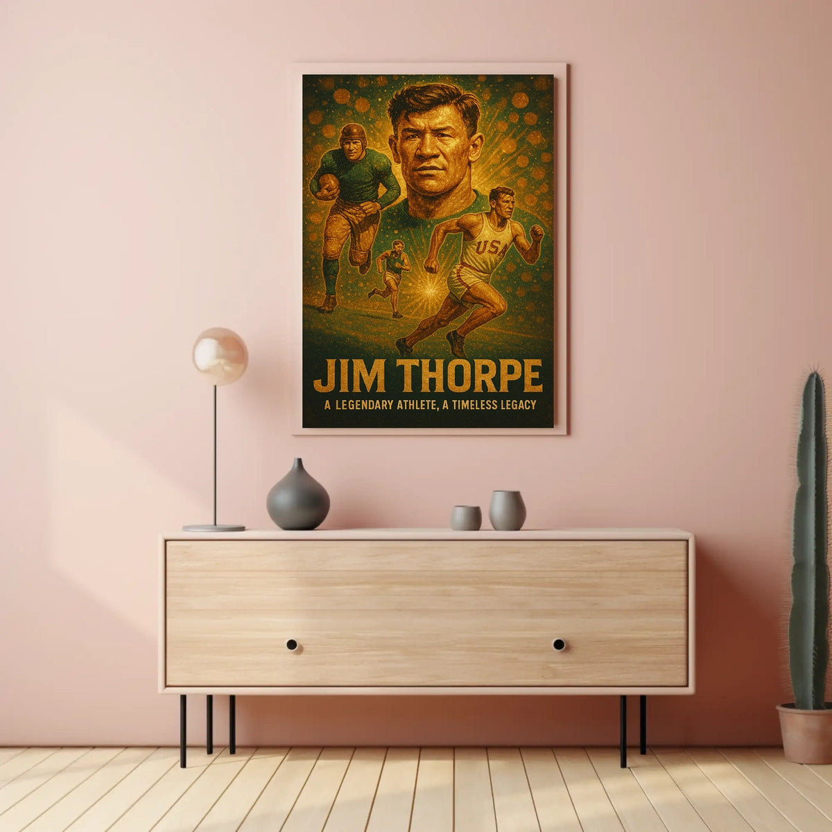 Celebrating an Icon Jim Thorpe Poster