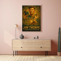 Celebrating an Icon Jim Thorpe Poster
