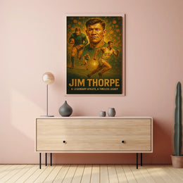 Celebrating an Icon Jim Thorpe Poster