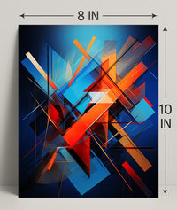 Dynamic Geometric Abstraction Abstract Poster PosterGoat