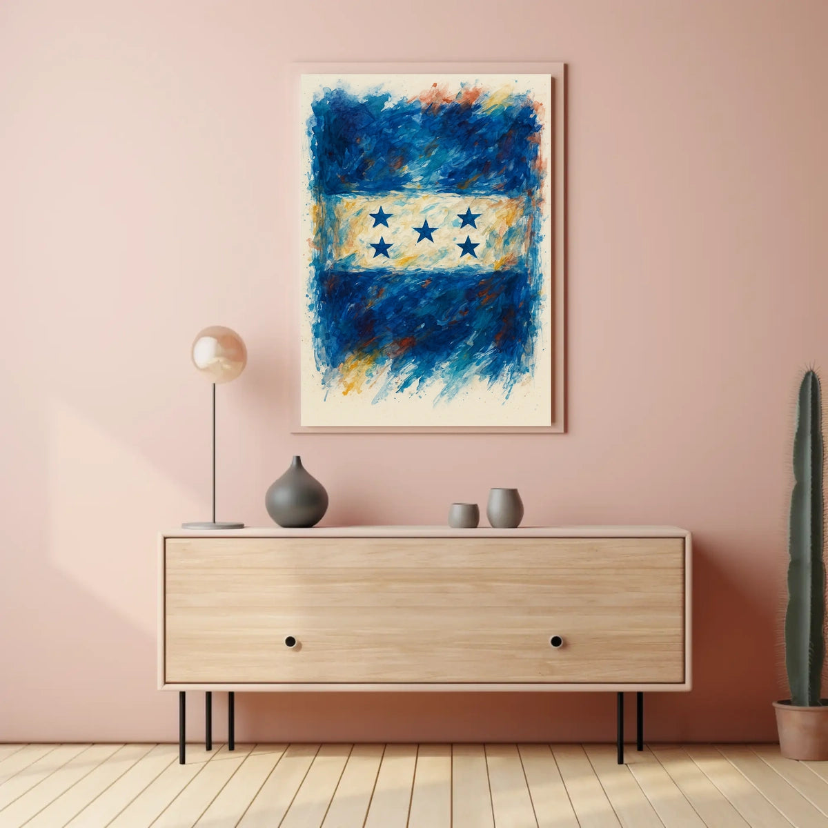 Abstract Stars and Stripes Poster