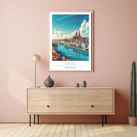 Basel Cityscape Poster