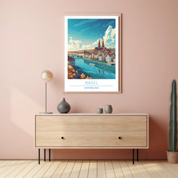Basel Cityscape Poster