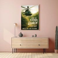 Bell OH-58 Kiowa Eyes in the Sky Poster PosterGoat
