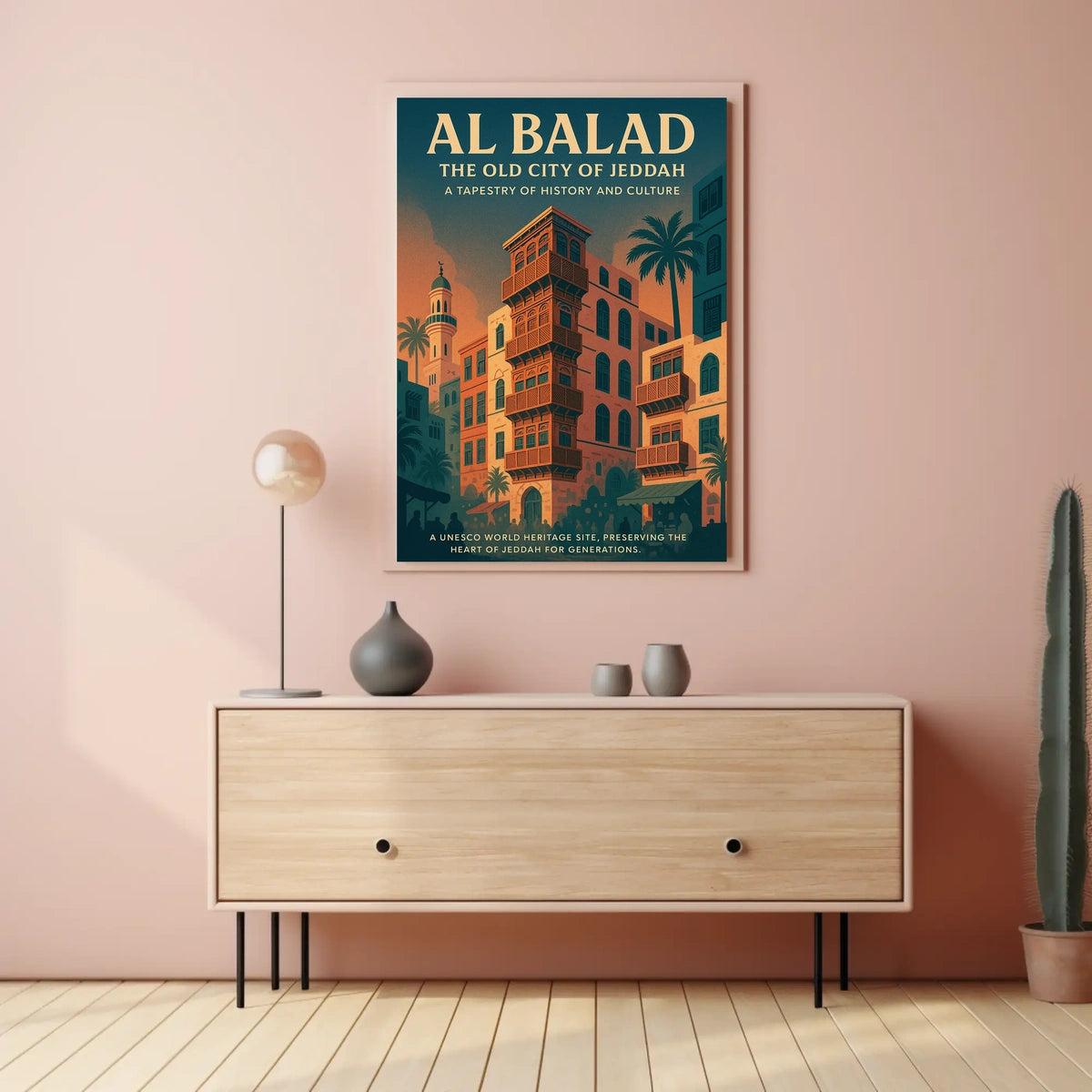 Al Balad The Old City Of Jeddah Poster