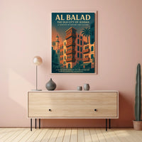 Al Balad The Old City Of Jeddah Poster
