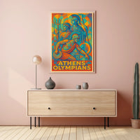 Athens Olympians Poster
