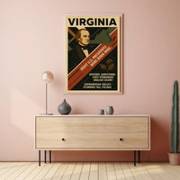 Virginia Birthplace Of U.S. Presidents Poster