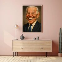 Joe Biden Caricature Poster PosterGoat