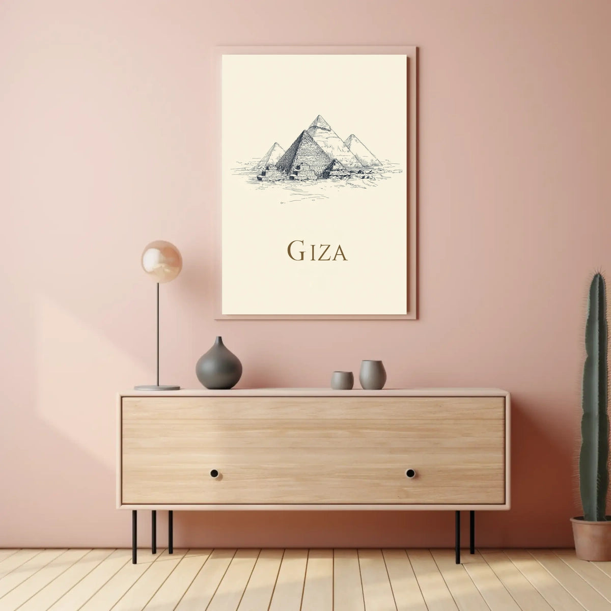 The Pyramids of Giza Poster