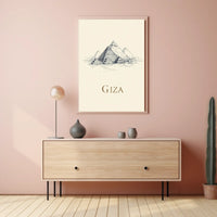 The Pyramids of Giza Poster