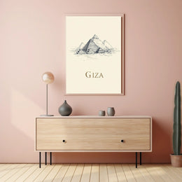 The Pyramids of Giza Poster