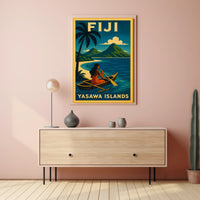 Yasawa Islands Fiji Paradise Poster