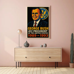 George Bush 41st President Poster