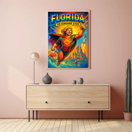 Florida The Sunshine State Poster PosterGoat