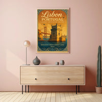 Lisbon, Portugal A Journey Through Time and Tide Poster