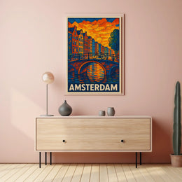 Amsterdam City Of Canals Poster