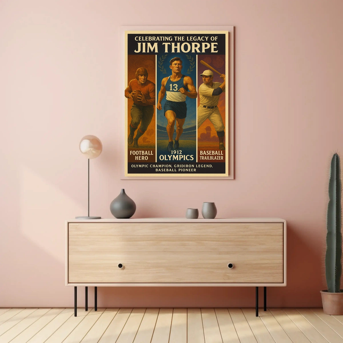 Celebrating the Legacy of Jim Thorpe Poster