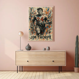 Jim Thorpe Athletic Legend Poster