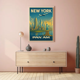 New York Pan Am Poster