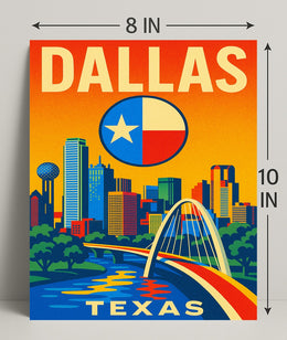Dallas, Texas Poster PosterGoat
