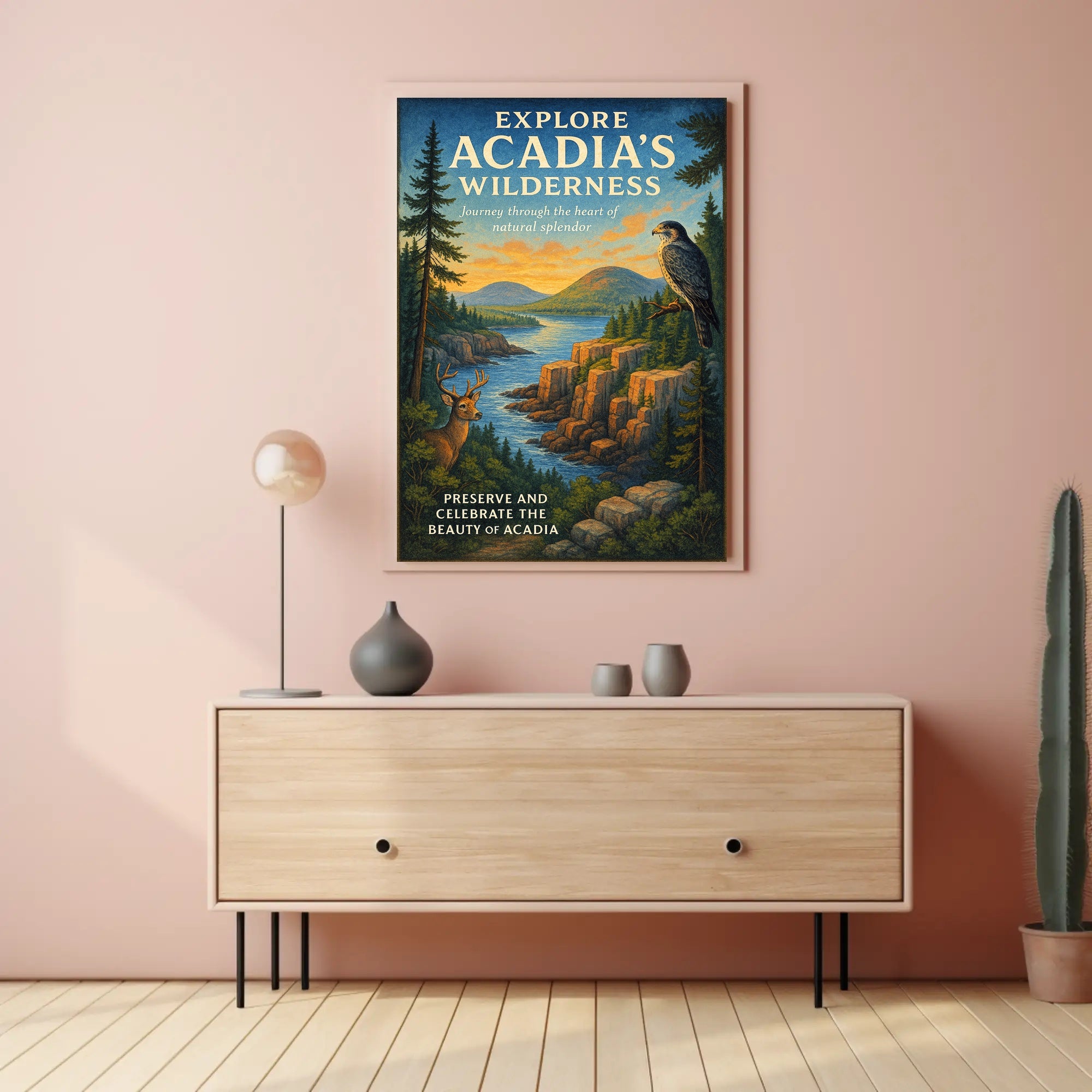 Explore Acadia's Wilderness Poster PosterGoat