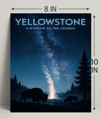 Yellowstone A Window to the Cosmos Poster PosterGoat