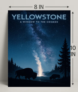 Yellowstone A Window to the Cosmos Poster PosterGoat