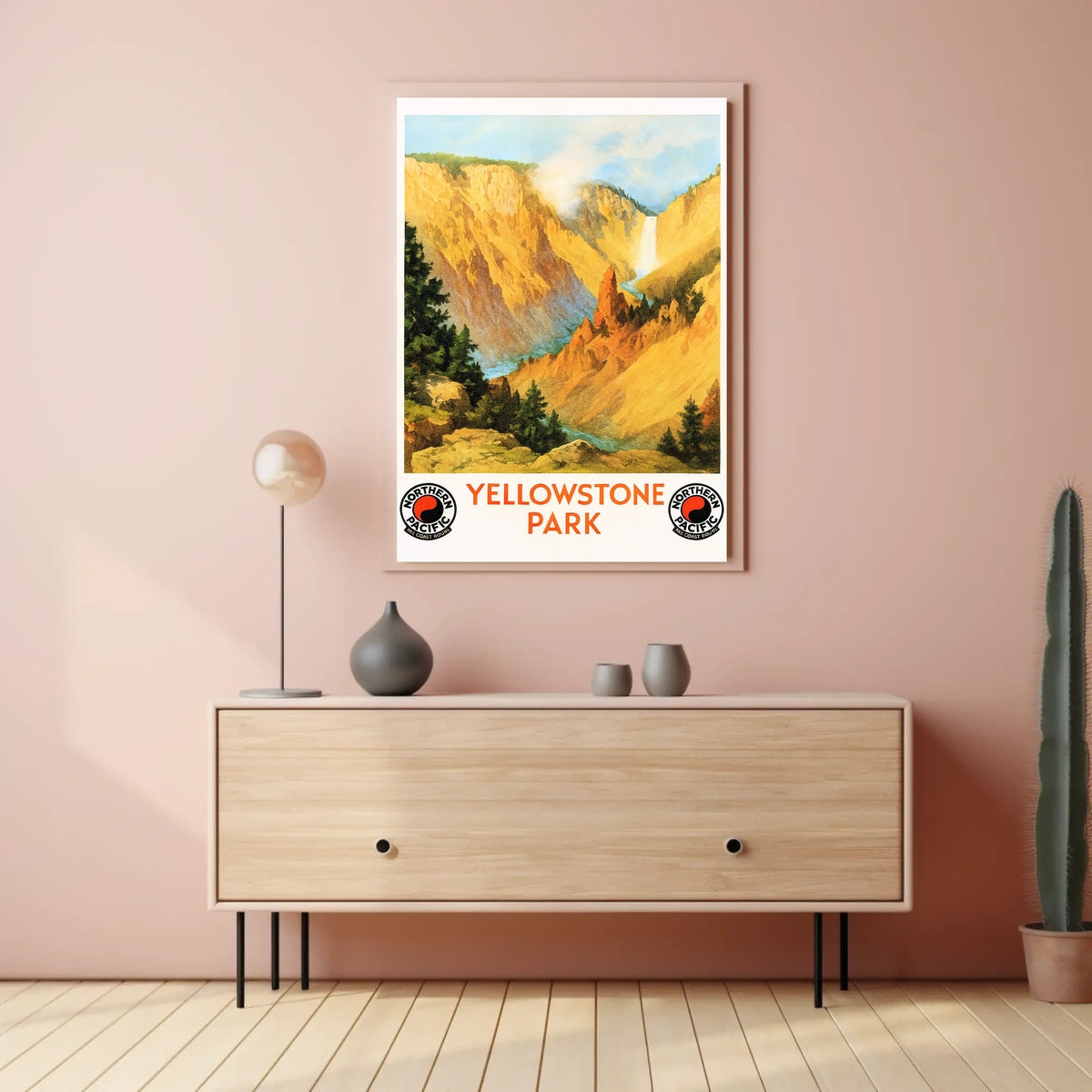 Yellowstone Park Northern Pacific Poster