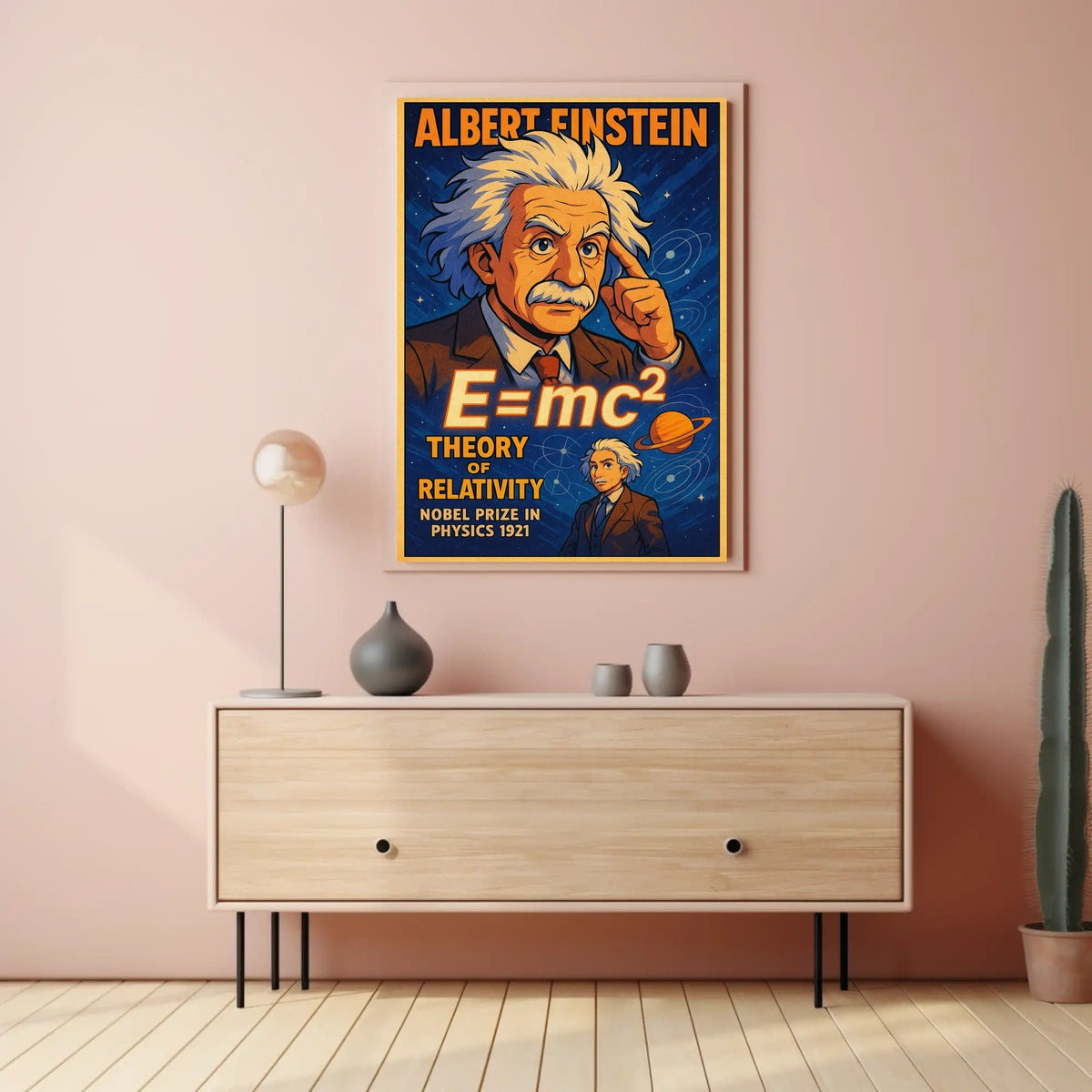 Albert Einstein Theory Of Relativity Poster