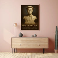 Buster Keaton The Timeless Stone Face Poster