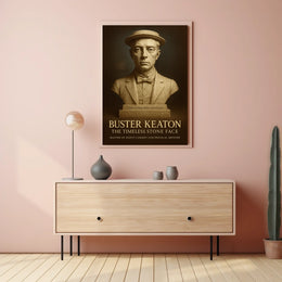 Buster Keaton The Timeless Stone Face Poster