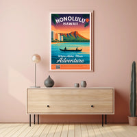 Honolulu Adventure Poster PosterGoat
