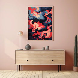 Abstract Swirls Of Color Abstract Poster