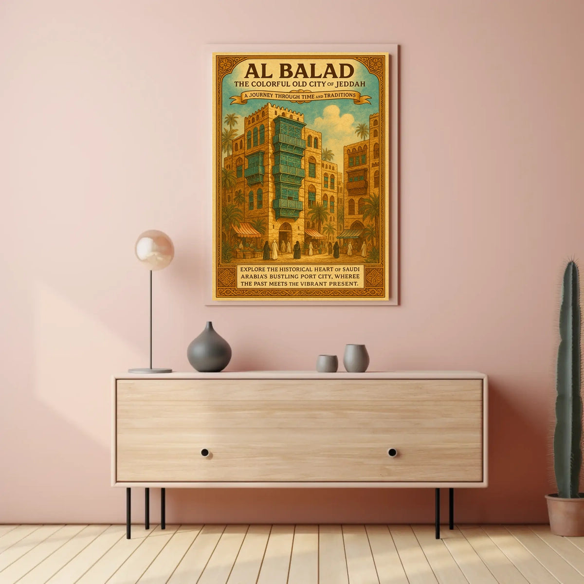 Al Balad The Colorful Old City Of Poster