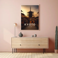 Kyoto Japan Cultural Heritage Art Poster
