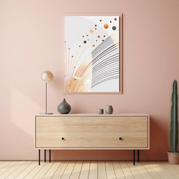 Futuristic Cityscape Sci-Fi Art Poster